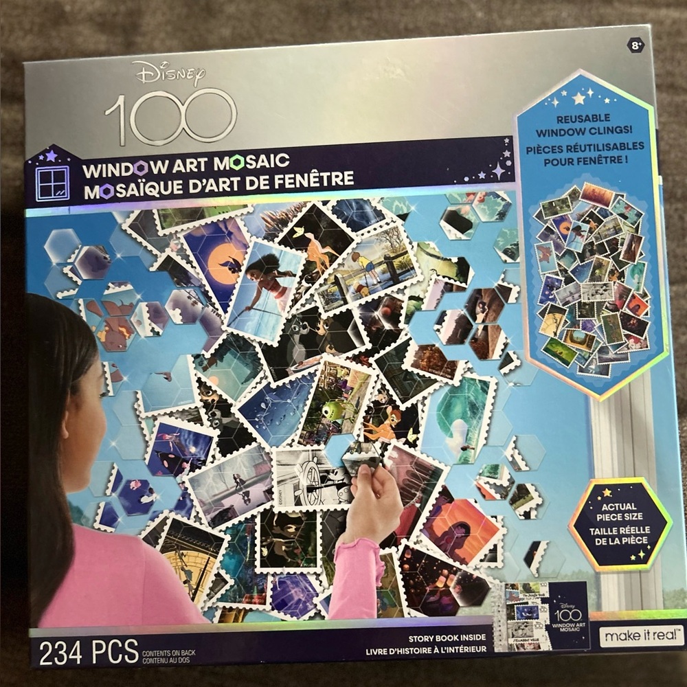 Disney 100 Window Art Mosaic Kit with Vibrant Colors